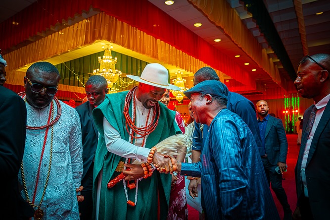 Moments from the service in Abuja