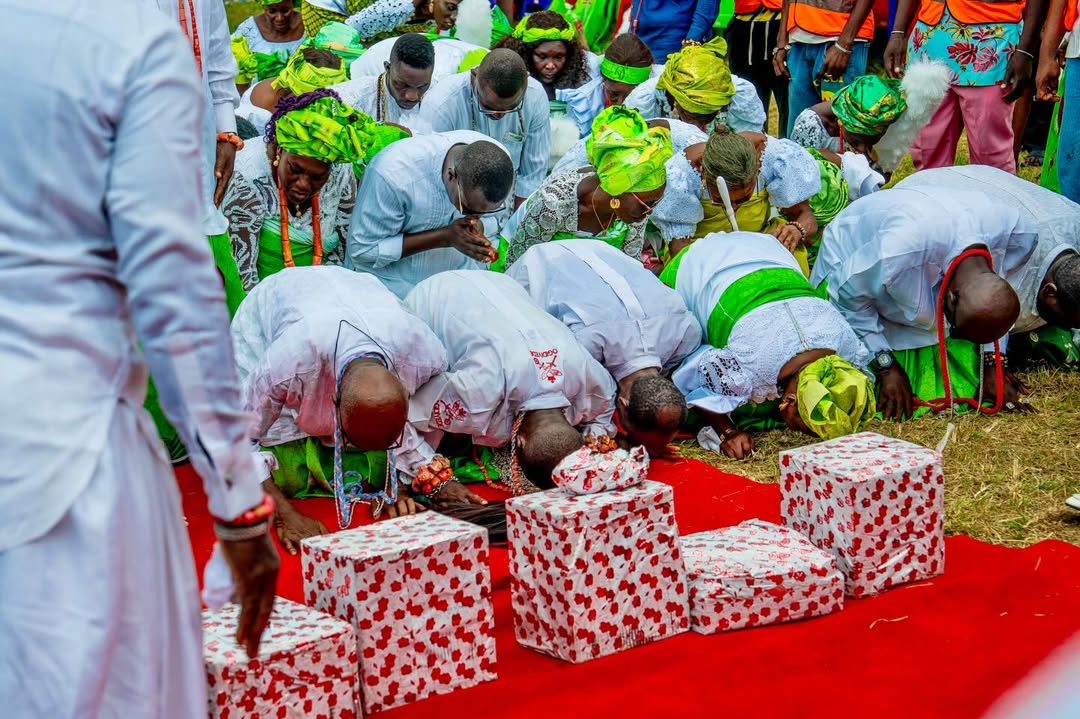 Cultural celebration in Warri Kingdom