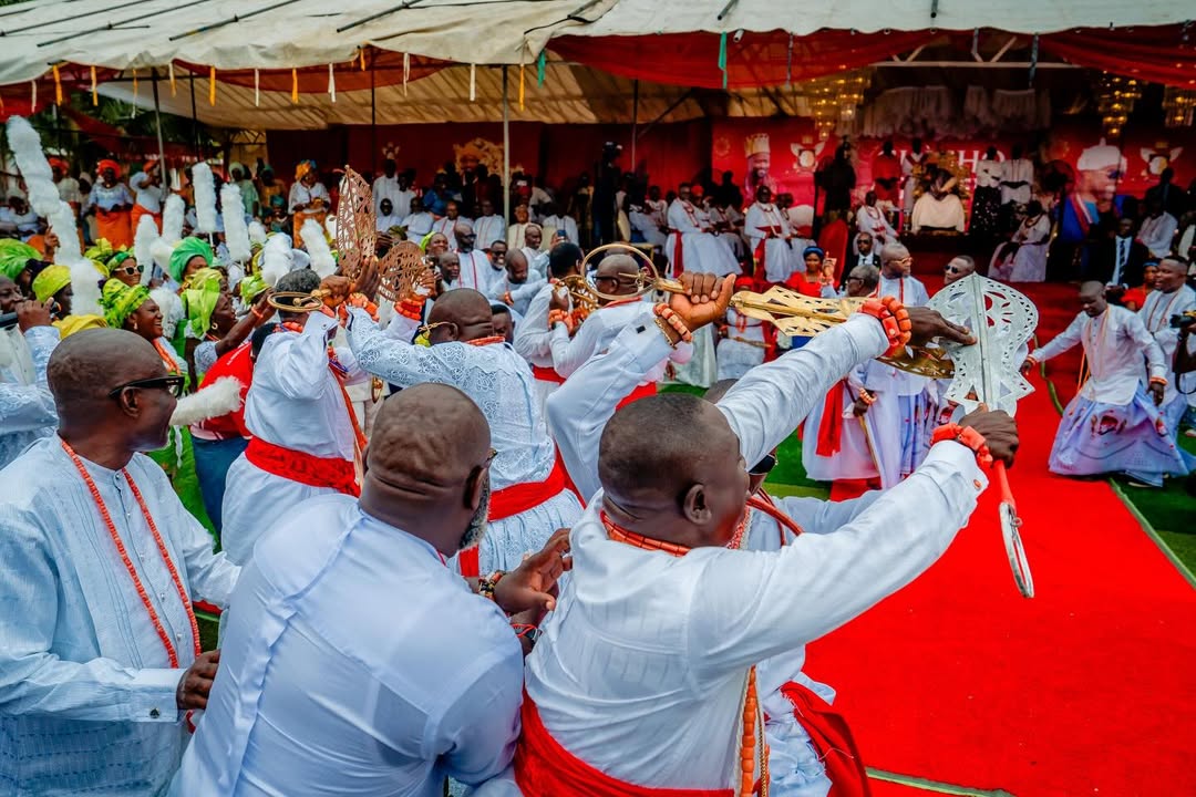 Warri Kingdom sons and daughters at the palace
