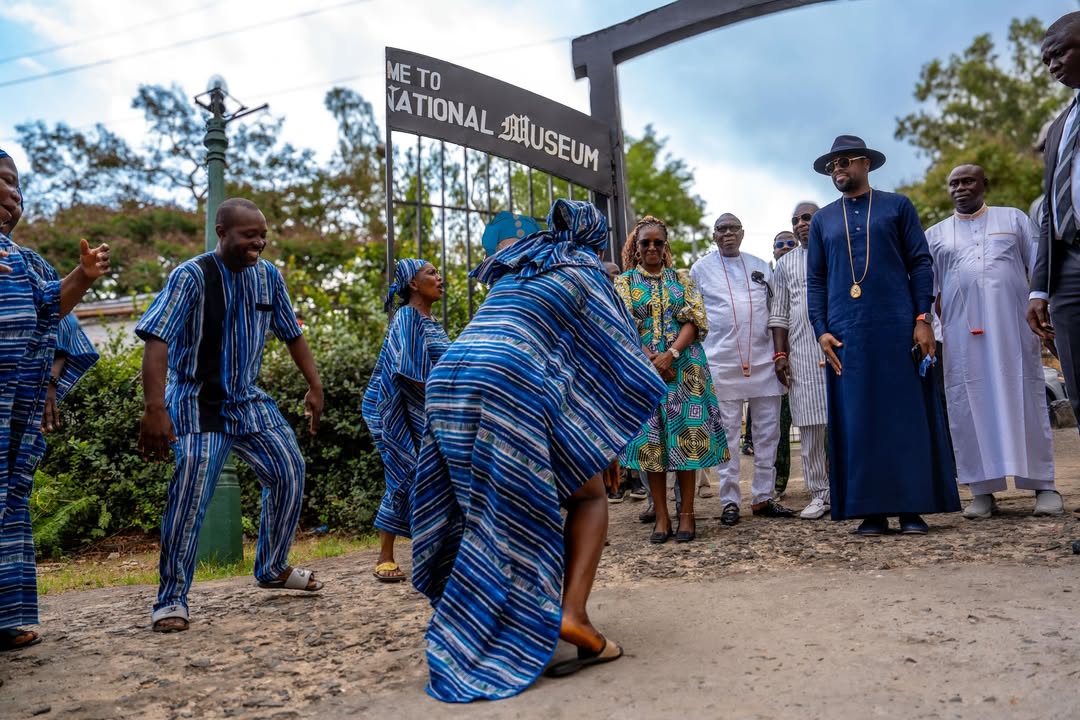 Cultural welcome at Sierra Leone's National Museum