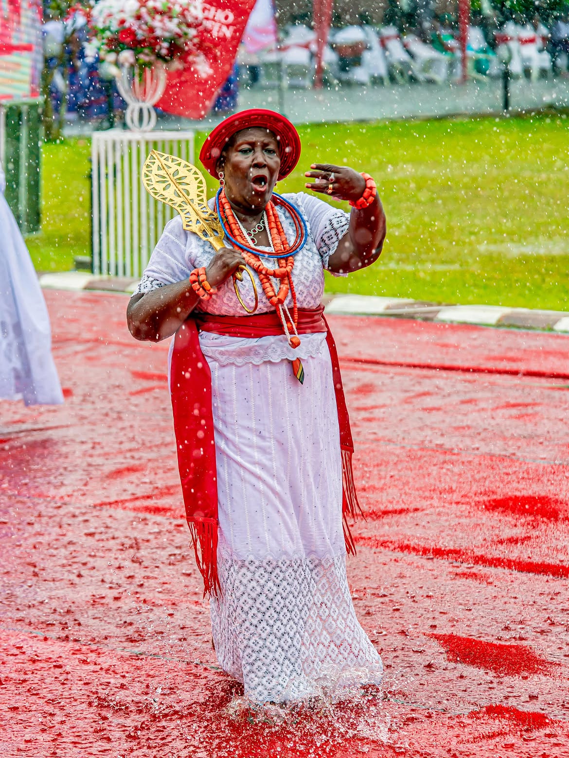 Traditional leader during the Ghigho Aghofen transition