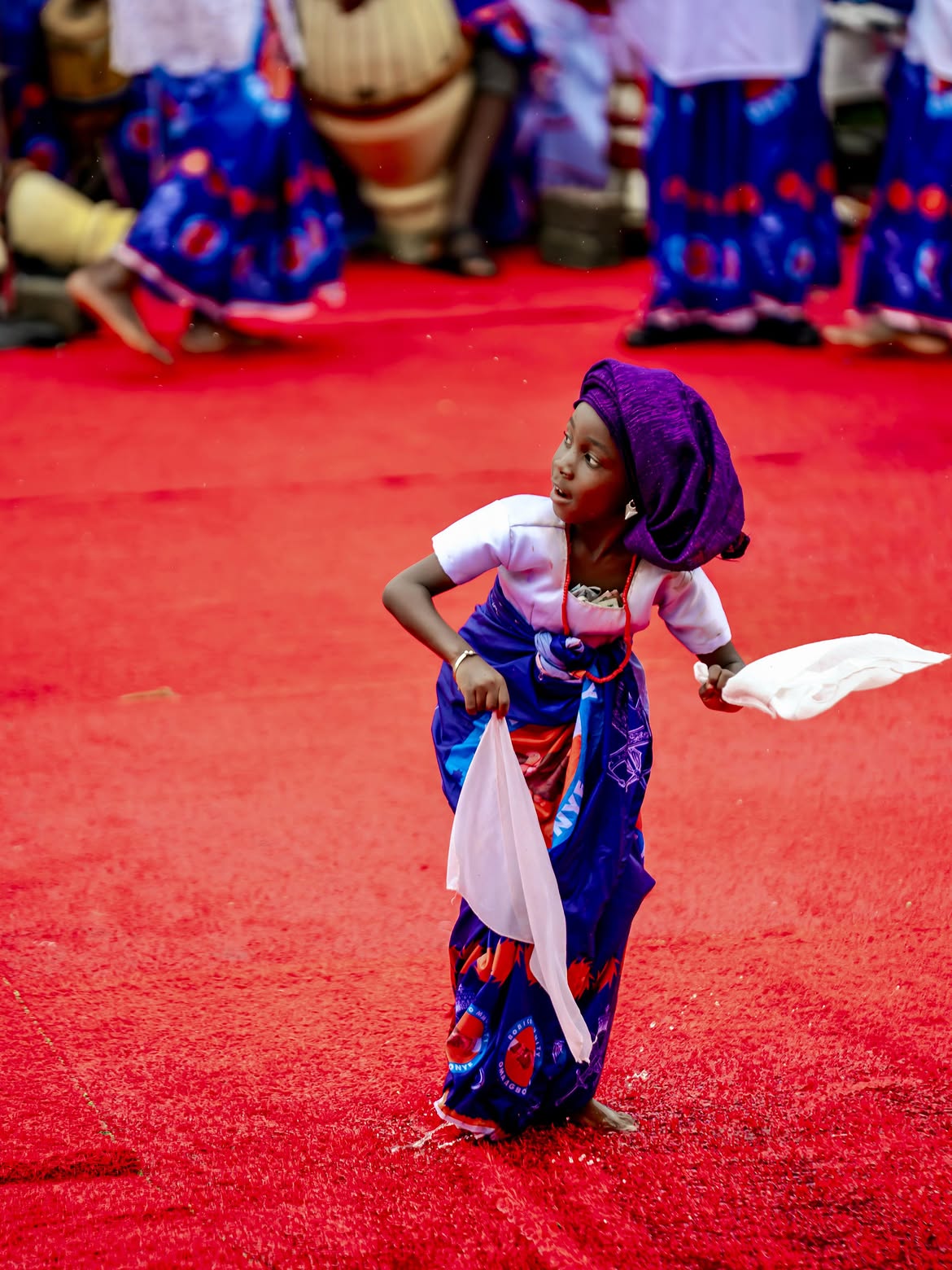 Young Bobi community dancer at Aghofen
