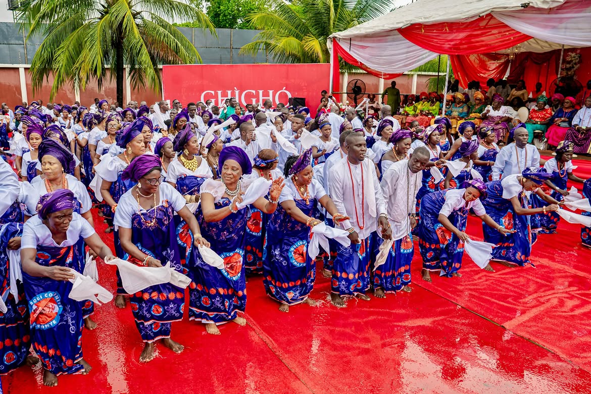 Bobi community gathered for the 18th Ghigho Aghofen ceremony