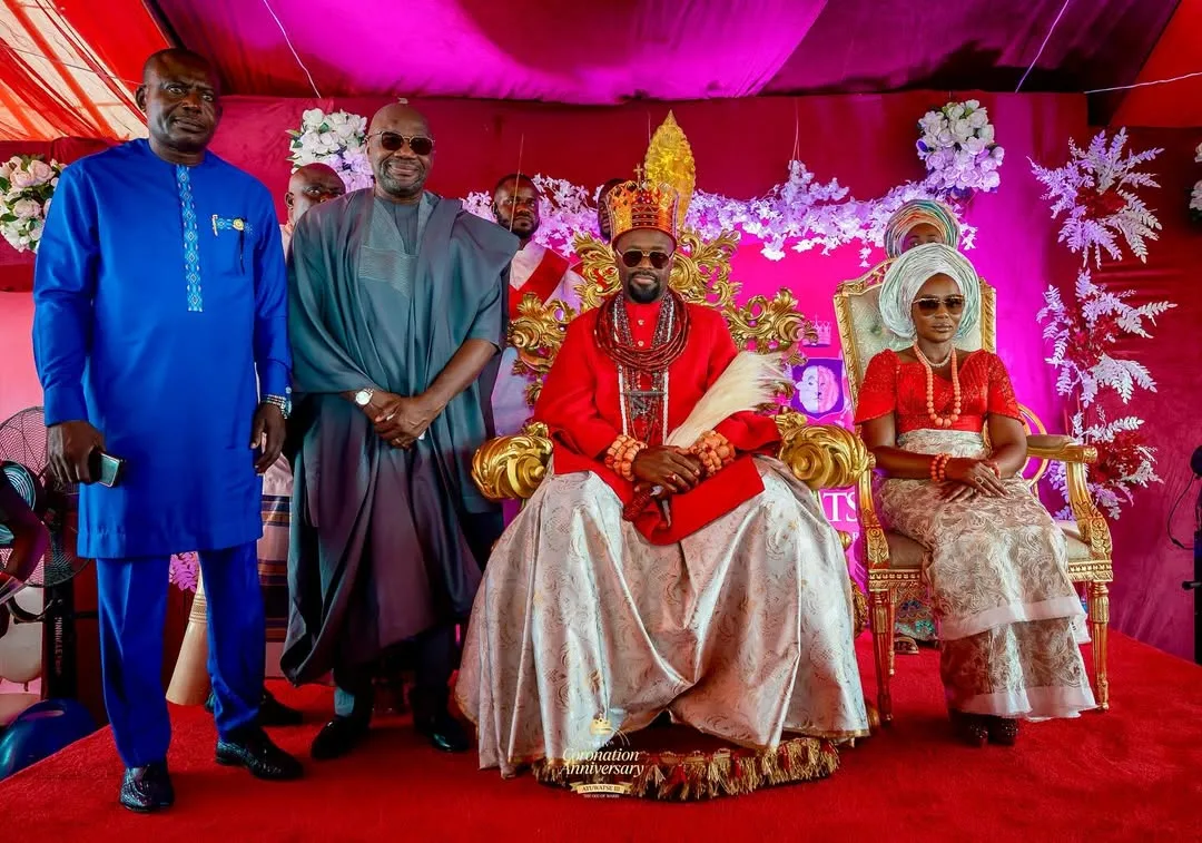 Royal Order of Iwẹrẹ honorees at the Coronation Anniversary