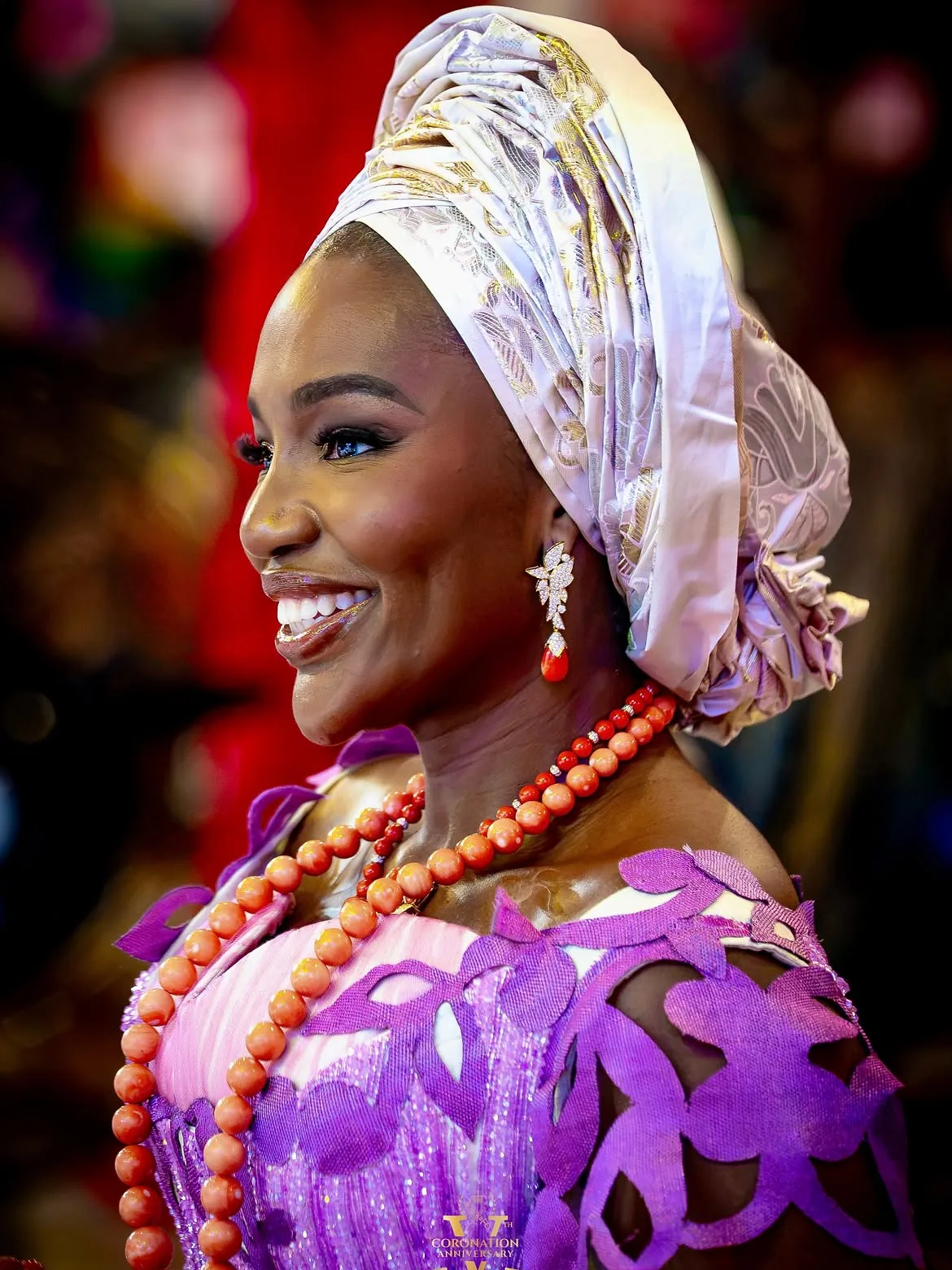 Her Majesty Olorì Atuwatsé III during the anniversary Thanksgiving