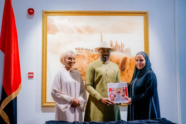 Their Majesties at the Noor Royal Museum in Dubai